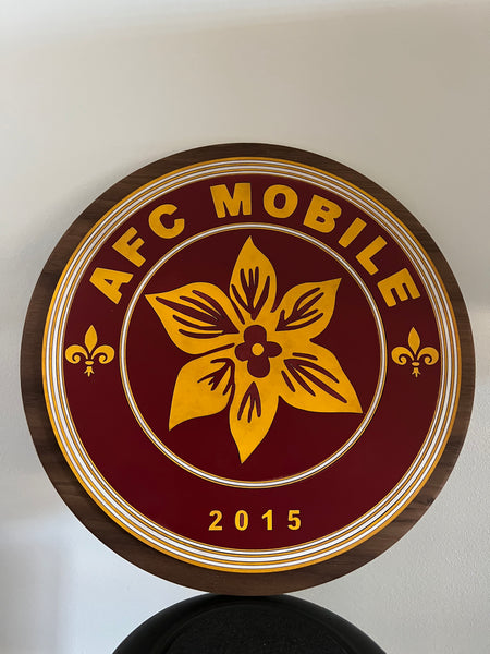 AFC Mobile Logo Wooden Wall Art - The Beautiful Occasions