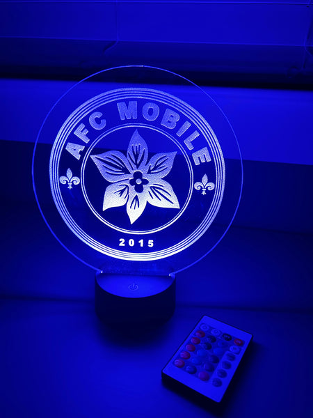 AFC Mobile LED Acrylic Night Lamp - The Beautiful Occasions
